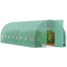 Accessoires de Serre Walk-in Tunnel Greenhouse 27.38x9.5x7.38ft