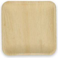 Træ Tallerkener Verive Palm Leaf Square Asiet 100stk 18cm