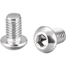 Building Materials DealMux M6x10mm Round Head Screw 304 Stainless Steel Fasteners Bolts 20 pcs