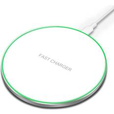 Chronus Fast Wireless Charger,20W Max Wireless Charging Pad Compatible with iPhone 14/15/13/12/SE/11 AirPods Charge Mat for Samsung Galaxy