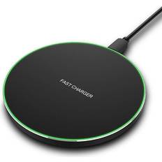 Chronus Fast Wireless Charger,20W Max Wireless Charging Pad Compatible with iPhone 14/15/13/12/SE/11 AirPods Charge Mat for Samsung Galaxy