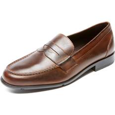 Rockport mens Classic Penny loafers shoes, Cognac