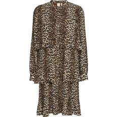 Brun - Korte kjoler Y.A.S Kalaya Mini Dress - Nomad/Leopard Print