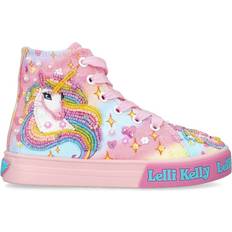 Lelli Kelly Girl's Unicorn Rainbow High-Top Sneakers - Pink