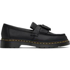 Slip-On - Unisex Loafers Dr. Martens Adrian Yellow Stitch Ambassador Leather Loafers - Black