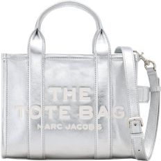 Marc Jacobs The Metallic Leather Small Tote Bag - Metallic Silver