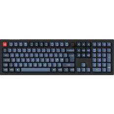 Keyboard rgb Keychron V6 Max QMK RGB Hotswap Gateron Jupiter Brown Wireless Keyboard (Nordic)