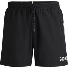 HUGO BOSS Hombre Trajes de Baño HUGO BOSS Men's Starfish Swim Shorts - Black