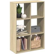 VidaXL Hylder vidaXL Bogreol/Rumdeler 69.5 x 29 x 103.5 cm Konstrueret Træ Sonoma-Eg Bogreol