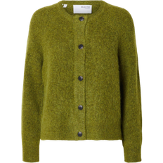 3XL - Dame Cardigans Selected Femme Slflulu Cardigan - Cardamom Seed