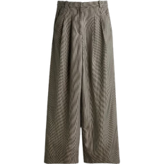 H&M Wide Trousers - Dark Greige