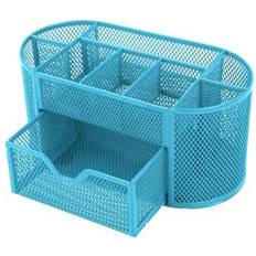 Blue Desktop Organizers Fresh Fab Finds 9-Compartment Metal Mesh Pencil Holder Desk Organizer