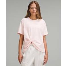 XXXS T-shirts Lululemon Twist-Front Oversized T-Shirt Strawberry Milkshake