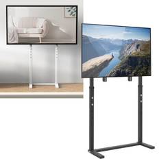 Unho Double Standing Legs Tv Cart Floor Stand Bracket For 32-100" Samung Lg Sony