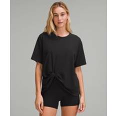 XXXS T-shirts Lululemon Twist-Front Oversized T-Shirt Black