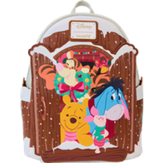 Natur Skolväskor Loungefly Disney Winnie The Pooh Holiday Friends Backpack