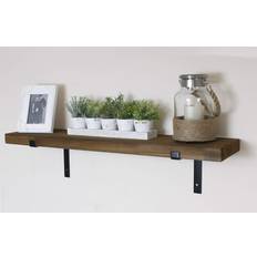 HomeZone Extra Large Natural Wall Shelf 100cm