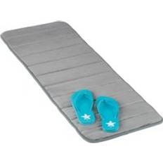 Bathroom Accessories Relaxdays Memory Foam Bathmat 39 x 113 cm Grey