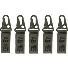 Wallets & Key Holders Mil-Tec Keychain Blood Type AB Neg Olive