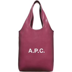 The tote bag small A.P.C. Ninon Small Tote Bag - Burgundy