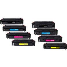 999inks Compatible HP Colour LaserJet Pro M479fdw Printer Toner Cartridges (8 Pack) -W2030A Multipack