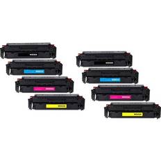 Compatible HP Colour LaserJet Pro M479fdw Printer Toner Cartridges (8 Pack) -W2030A Multipack