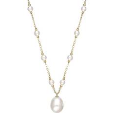 C. W. Sellors Necklace - Gold/Pearls