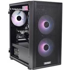 Desktop Computers Logix RGB Gaming Micro Tower Intel i5 6 Core 12 Threads 3.60GHz 16GB NVMe GTX 1650