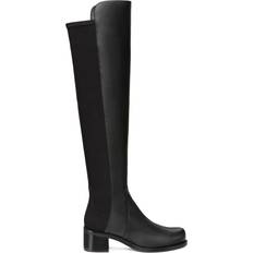 Wide Fit Boots Stuart Weitzman Reserve Bold Boot Sport Calf Over-The-Knee Boots - Black