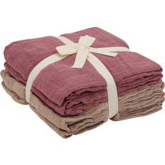 Pippi Muslinfilt 4-pack Withered Rose