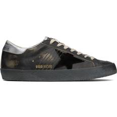 Suede Trainers GOLDEN GOOSE Super-Star M - Black/Silver