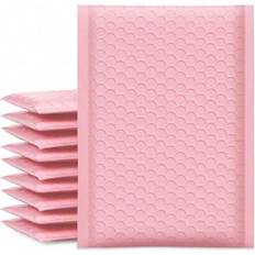 Pink Envelopes & Mailing Supplies Shein pcs Pink Bubble Mailers Padded Foam Envelopes Waterproof Mailing Envelopes Cute Bubble Wrap Mailers Multipurpose Packaging Bags Cushioned Waterproof S