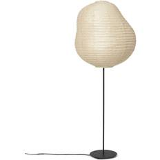 Papir Gulvlamper & Havelamper Ferm Living Kurbis Natural/Black Gulvlampe 137.6cm