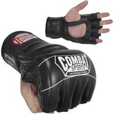 Martial Arts Combat Sports Pro Style Grappling MMA Gloves, Youth Medium, Black