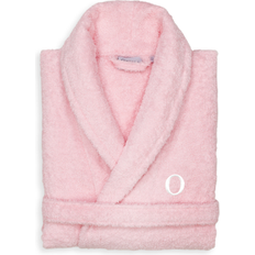 Solid Colors - Unisex Sleepwear Linum Home 100% Turkish Cotton Personalized Terry Bath Robe Pink O (L/XL)