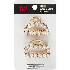 Walgreens Mini Jaw Clips, Pearl - 2.0 ea