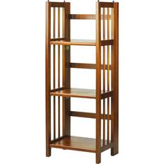 Casual Home 3-Shelf 14" Wide Folding Bookcase Book Shelf