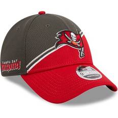 NFL Caps New Era Men's Pewter/Red Tampa Bay Buccaneers 2023 Sideline 9FORTY Adjustable Hat