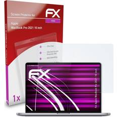 atFoliX Glass Protector For Apple MacBook Pro 2021 16 Inch 9H Hybrid-Glass