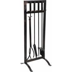 Fireplace Utensils Black Iron 27 x 79 x 30 cm