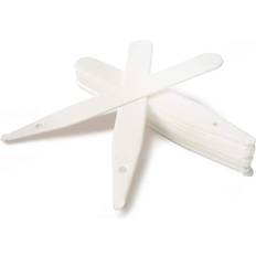 Plant Labels Merriway BH06783 Plastic Plant Labels 100 x 14 mm White 4 Inch 100 Pieces