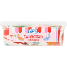 Vidal Tubs Jelly Sharks 120 Pieces