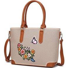 MKF Collection MKF Collection by Mia K. MKF-ES-1562BR Spiral Designer Handbag, Brown