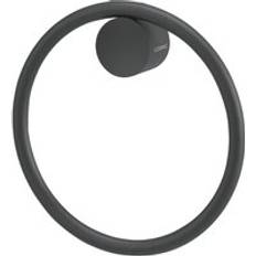 Black Towel Rings Cosmic Towel Ring Matte Black Geyser