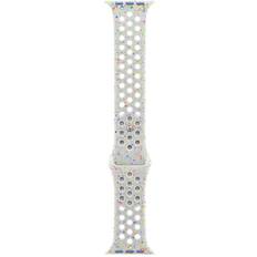 Apple Nylon Klockarmband Apple 46mm Pure Platinum Nike Sport Band - S/M
