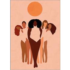 Daells Bolighus Women Multicolour Poster 50x70cm