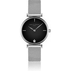 Women's Watch Night Shore Mesh Argenté