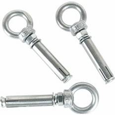 M6 x 100 mm Expansion Bolts Steel Sleeve Eye Bolt 304 Stainless Concrete 2-Pack