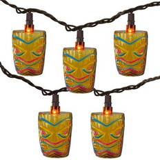 Northlight Brown Tiki Garden Patio Lights Set of 10