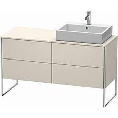 Rechtsbündig Waschbecken für Einzelhandwaschbecken Duravit XSquare Waschtisch-Unterschrank XS4923R9191 778x1400x548 cm 4 Auszüge